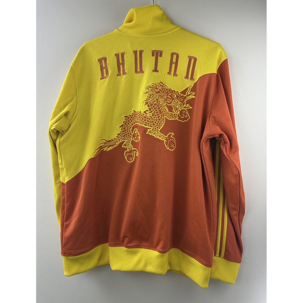 Rare 2007 Adidas BHUTAN Track Jacket ASO Step Up 2 Dragon Football Zip Men's 3XL - Picture 15 of 16